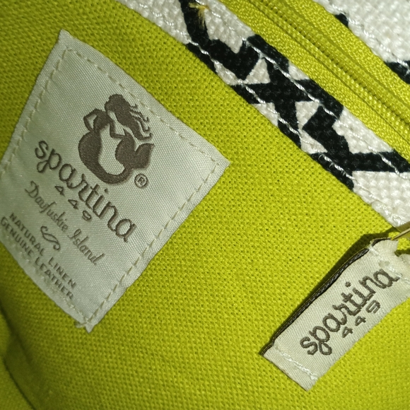 Spartina 449 Handbag Seven Oaks Dafauski Island, SC Green &  Black - Picture 10 of 12